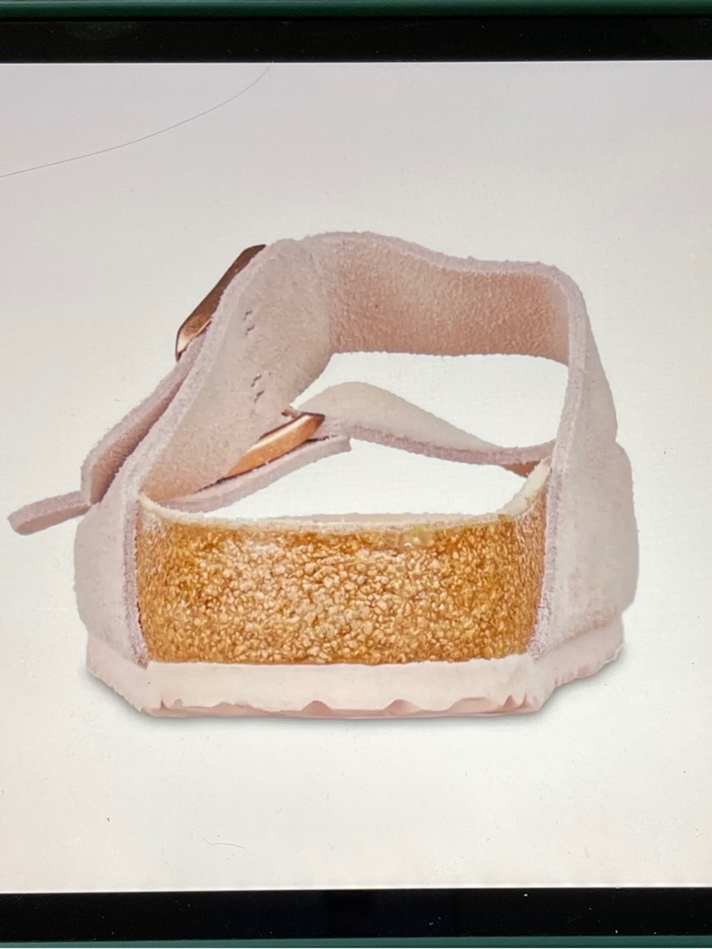 Birkenstock Arizona Suede Leather Sandals Light Rose - Picture 5 of 9